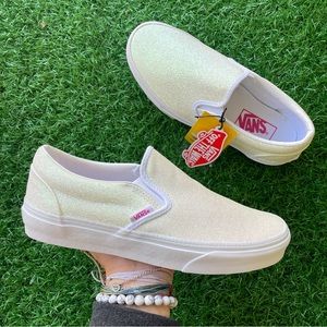Vans Classic Slip On Uv Glitter UV ACTIVATED (CHANGES TO PINK IN THE SUN)